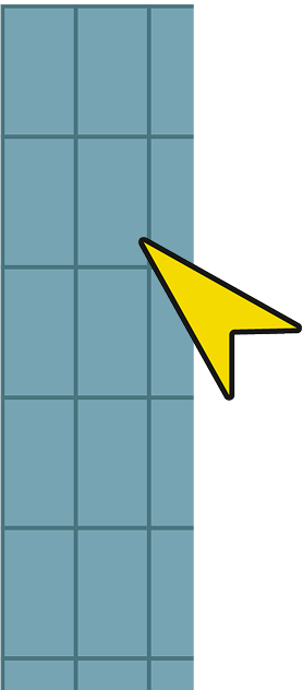 Arrow image on a grid