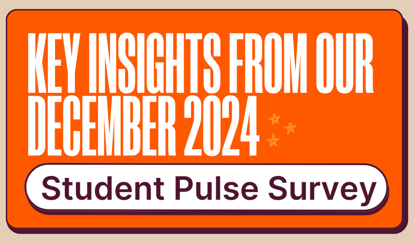 Student pulse survey banner