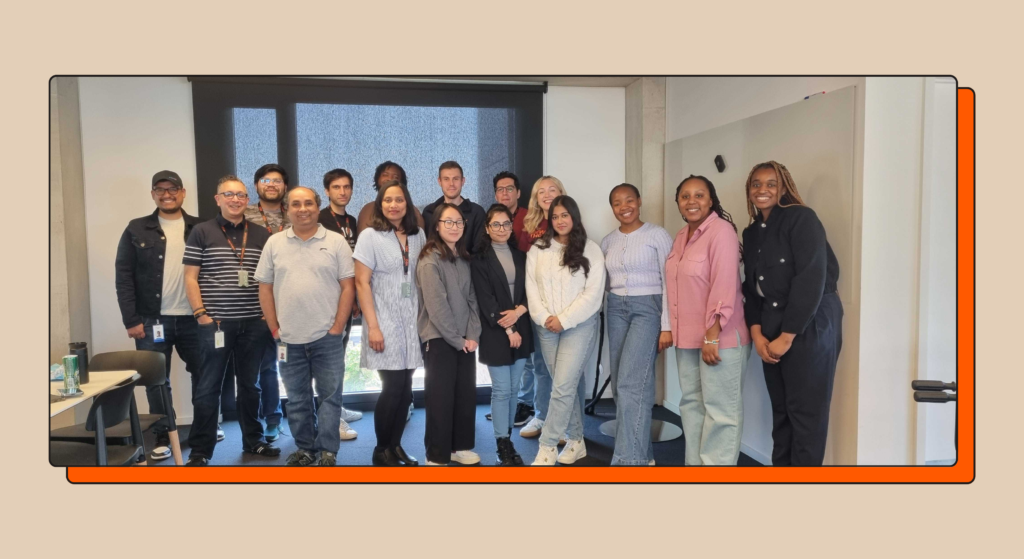 Photo from Hackathon of GSK team and Hackathon Participants