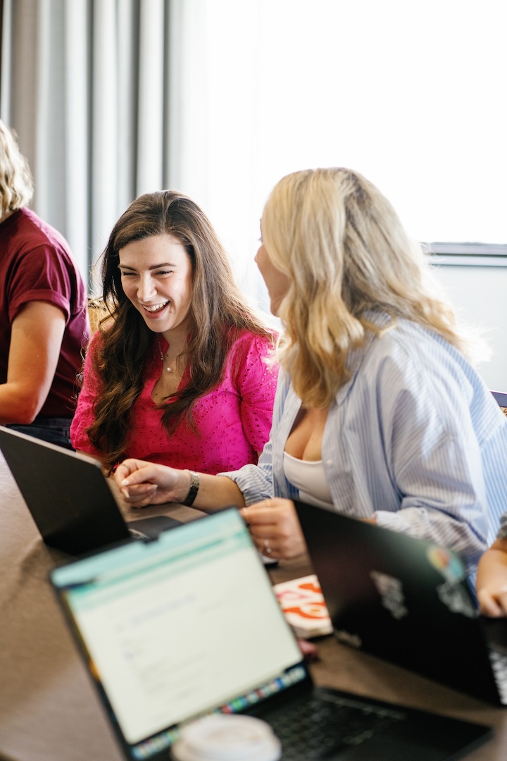 rtc team members smiling together