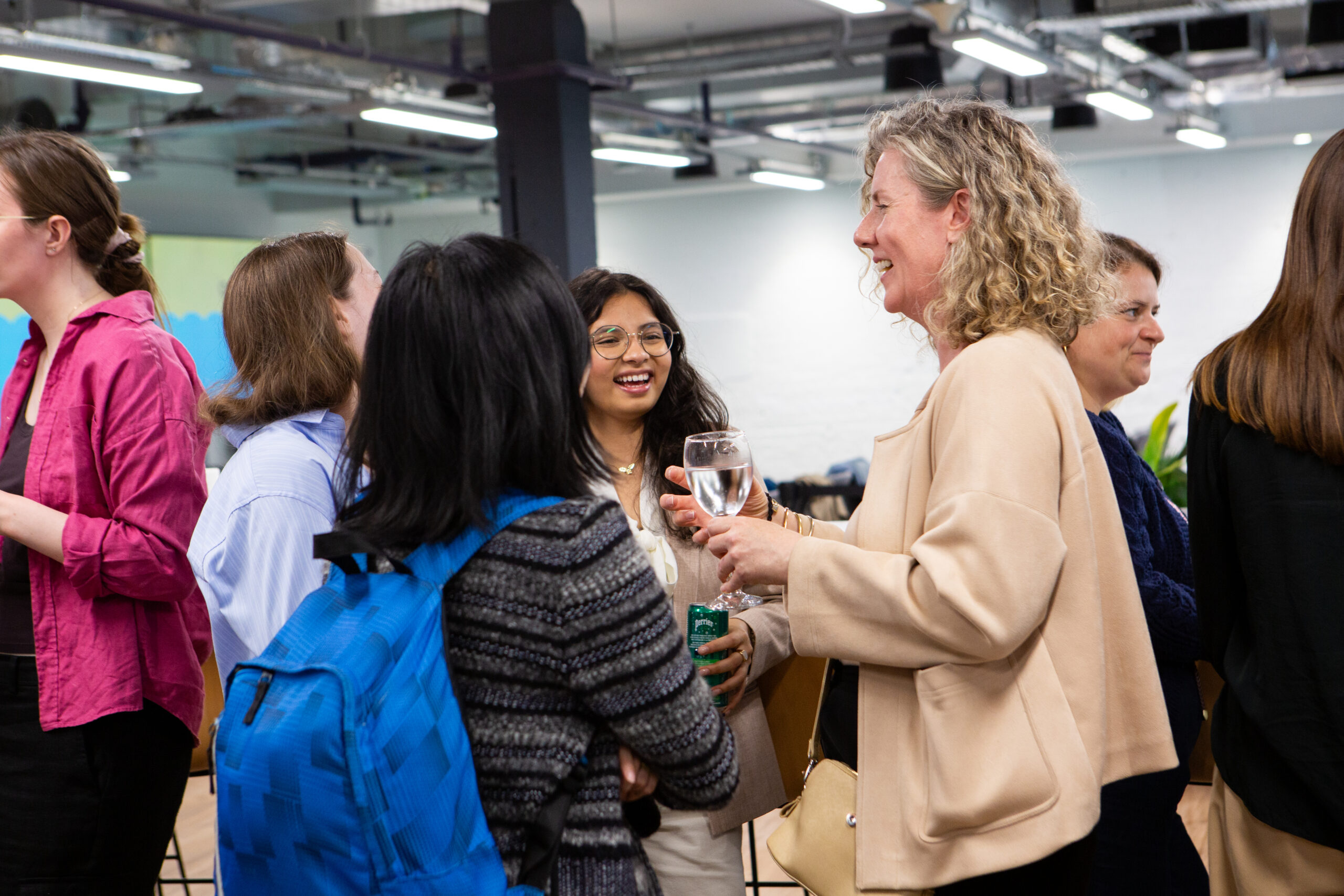 RTC members chatting with mentor