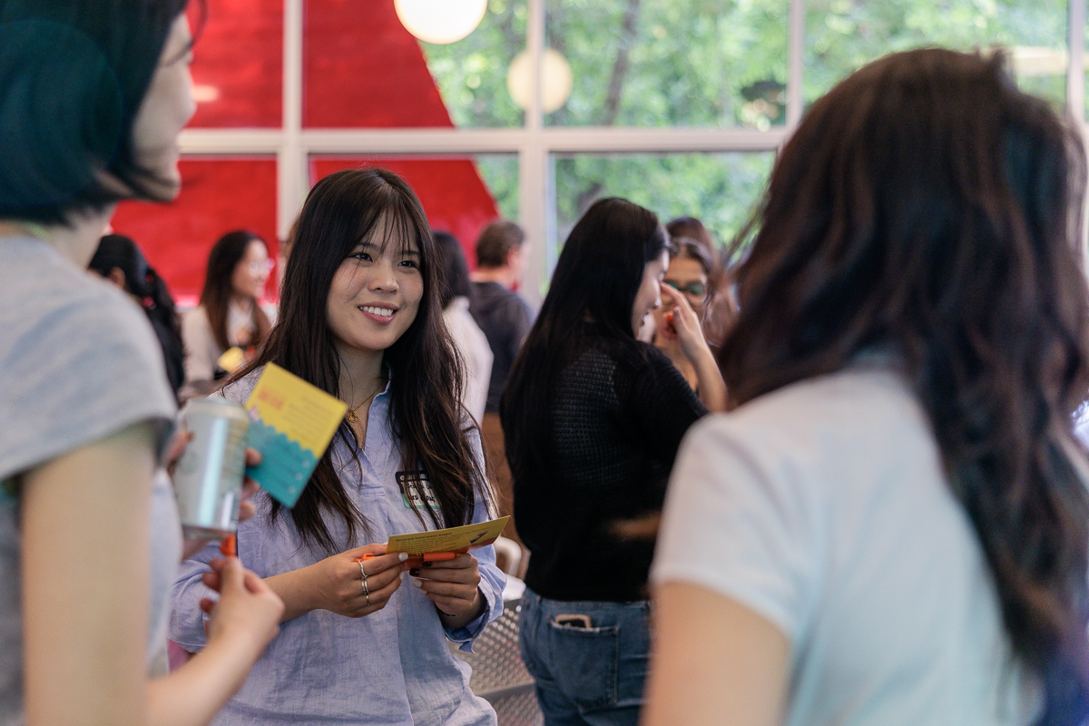 RTC members listening to someone speaking